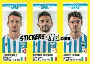 Sticker Luca Coccolo / Giovanni Crociata / Jacopo Da Riva - Calciatori 2021-2022 - Panini