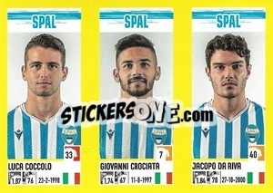 Figurina Luca Coccolo / Giovanni Crociata / Jacopo Da Riva - Calciatori 2021-2022 - Panini