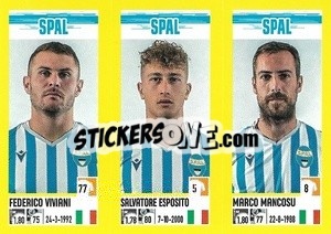 Figurina Federico Viviani / Salvatore Esposito / Marco Mancosu - Calciatori 2021-2022 - Panini