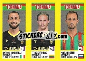 Cromo Antony Iannarilli / Titas Krapikas / Matija Boben - Calciatori 2021-2022 - Panini