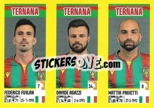 Figurina Federico Furlan / Davide Agazzi / Mattia Proietti - Calciatori 2021-2022 - Panini