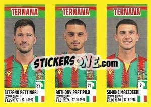 Cromo Stefano Pettinari / Anthony Partipilo / Simone Mazzocchi - Calciatori 2021-2022 - Panini