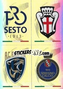 Cromo Pro Sesto / Pro Vercelli / Renate / Seregno - Calciatori 2021-2022 - Panini