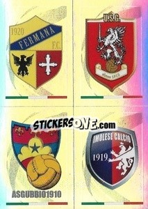 Sticker Fermana / Grosseto / Gubbio / Imolese - Calciatori 2021-2022 - Panini