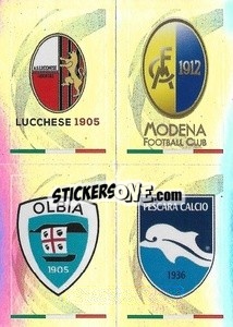 Cromo Lucchese / Modena / Olbia / Pescara - Calciatori 2021-2022 - Panini