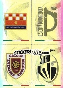 Cromo Pistoiese / Pontedera / Reggiana / Siena - Calciatori 2021-2022 - Panini