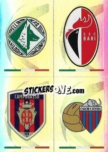 Sticker Avellino / Bari / Campobasso / Catania