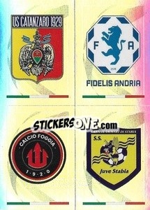 Cromo Catanzaro / Fidelis Andria / Foggia / Juve Stabia - Calciatori 2021-2022 - Panini