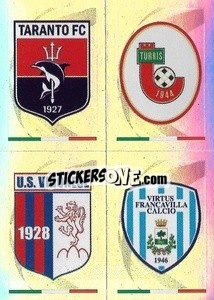 Figurina Taranto / Turris / Vibonese / Virtus Francavilla - Calciatori 2021-2022 - Panini