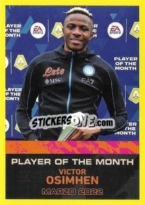 Sticker Victor Osimhen - Marzo 2022 - Calciatori 2021-2022 n. PM7 - Panini