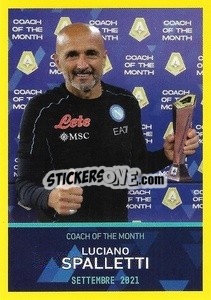 Figurina Luciano Spalletti (Napoli) - Calciatori 2021-2022 - Panini