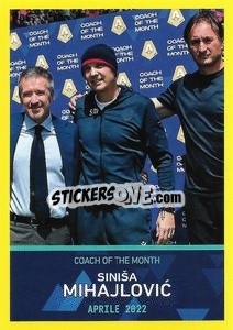 Cromo Sinisa Mihajlovic - Aprile 2022 - Calciatori 2021-2022 - Panini