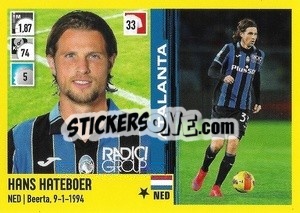 Sticker Hans Hateboer (Atalanta) - Calciatori 2021-2022 - Panini