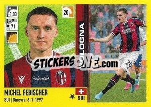 Cromo Michel Aebischer (Bologna) - Calciatori 2021-2022 - Panini