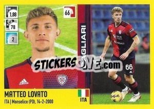 Figurina Matteo Lovato (Cagliari) - Calciatori 2021-2022 - Panini