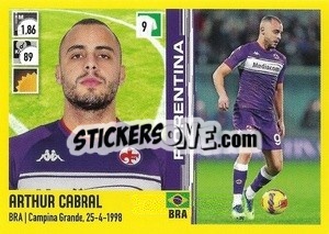 Sticker Arthur Cabral (Fiorentina) - Calciatori 2021-2022 - Panini