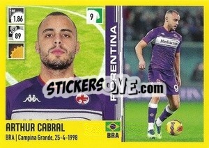 Sticker Arthur Cabral (Fiorentina) - Calciatori 2021-2022 n. M13 - Panini
