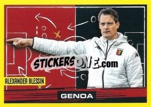 Sticker Alexander Blessin (Genoa) - Calciatori 2021-2022 - Panini