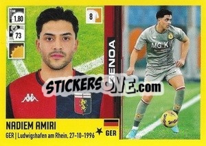 Sticker Nadiem Amiri (Genoa) - Calciatori 2021-2022 - Panini
