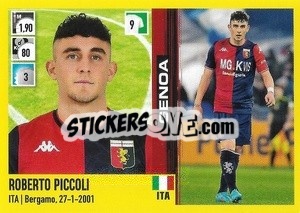 Cromo Roberto Piccoli (Genoa) - Calciatori 2021-2022 - Panini