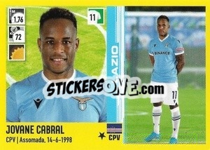 Sticker Jovane Cabral (Lazio) - Calciatori 2021-2022 - Panini