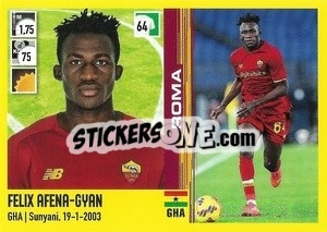 Figurina Felix Afena-Gyan (Roma) - Calciatori 2021-2022 - Panini