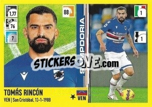 Cromo Tomás Rincón (Sampdoria) - Calciatori 2021-2022 - Panini