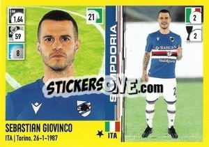 Sticker Sebastian Giovinco (Sampdoria) - Calciatori 2021-2022 n. M35 - Panini