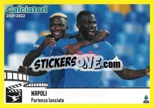 Figurina Team (Napoli) - Calciatori 2021-2022 - Panini