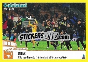 Sticker Team (Inter) - Calciatori 2021-2022 - Panini