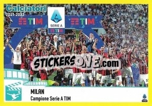 Sticker Milan - Campione Serie A Tim