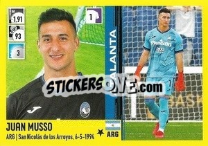 Cromo Juan Musso - Calciatori 2021-2022 - Panini