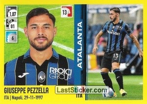 Cromo Giuseppe Pezzella - Calciatori 2021-2022 - Panini