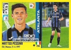 Cromo Matteo Pessina - Calciatori 2021-2022 - Panini