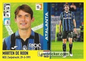 Sticker Marten De Roon - Calciatori 2021-2022 - Panini