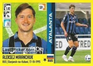 Sticker Aleksei Miranchuk - Calciatori 2021-2022 - Panini