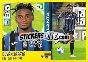 Sticker Duván Zapata - Calciatori 2021-2022 - Panini