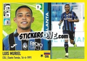 Sticker Luis Muriel - Calciatori 2021-2022 n. 29 - Panini