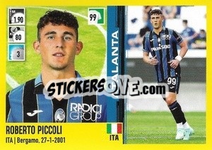 Sticker Roberto Piccoli - Calciatori 2021-2022 - Panini