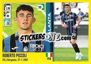 Figurina Roberto Piccoli - Calciatori 2021-2022 - Panini