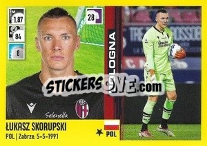 Sticker Lukasz Skorupski - Calciatori 2021-2022 n. 32 - Panini