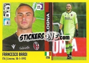 Figurina Francesco Bardi - Calciatori 2021-2022 - Panini