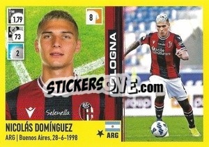 Figurina Nicolás Domínguez - Calciatori 2021-2022 - Panini