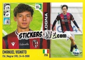 Sticker Emanuel Vignato - Calciatori 2021-2022 - Panini