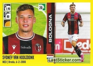 Sticker Sydney Van Hooijdonk - Calciatori 2021-2022 - Panini