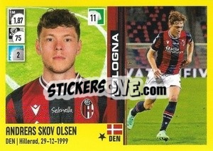 Sticker Andreas Skov Olsen - Calciatori 2021-2022 - Panini