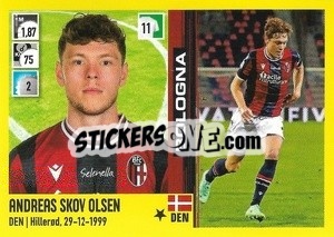 Sticker Andreas Skov Olsen - Calciatori 2021-2022 n. 52 - Panini