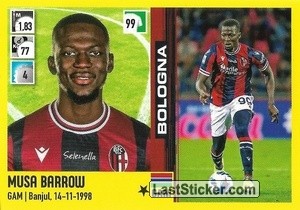 Figurina Musa Barrow - Calciatori 2021-2022 - Panini