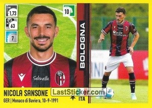 Sticker Nicola Sansone - Calciatori 2021-2022 - Panini