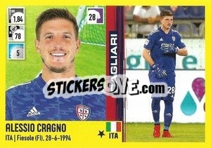 Sticker Alessio Cragno - Calciatori 2021-2022 - Panini